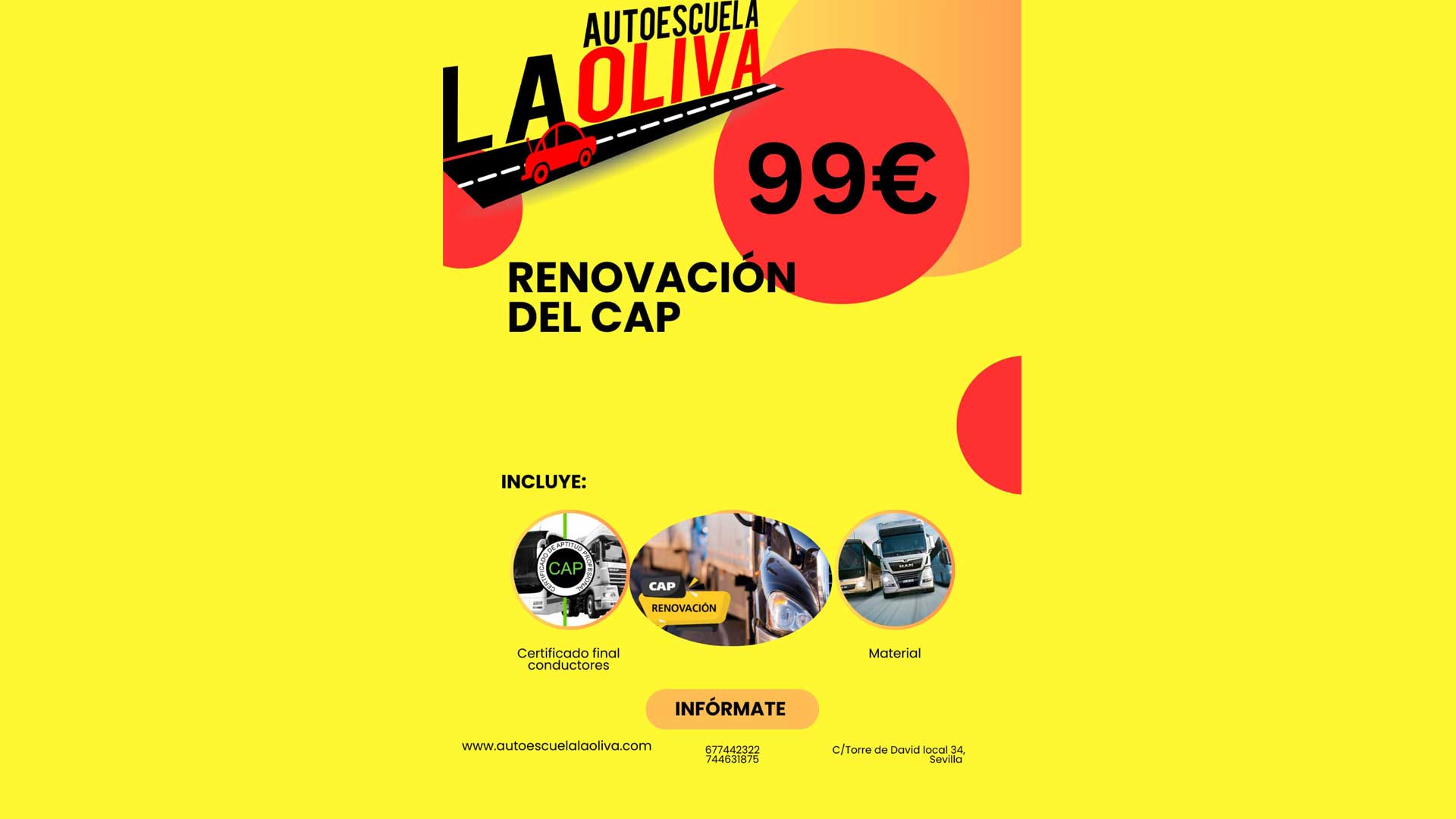 Renovación CAP 99€ Renovación CAP 99€